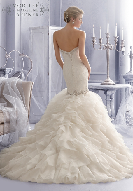 Mori Lee, 2685 in Ivory/Silver
